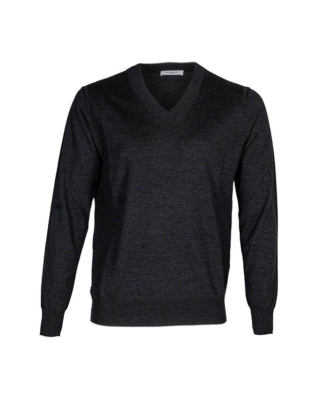 Paolo Pecora Blue V-Neck Knitwear for men