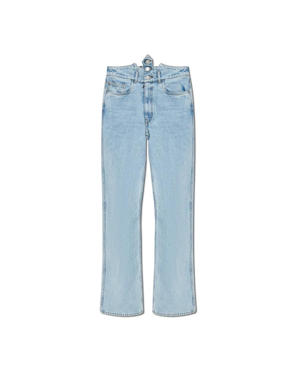 Boot-Cut Jeans Coperni en coloris Blue
