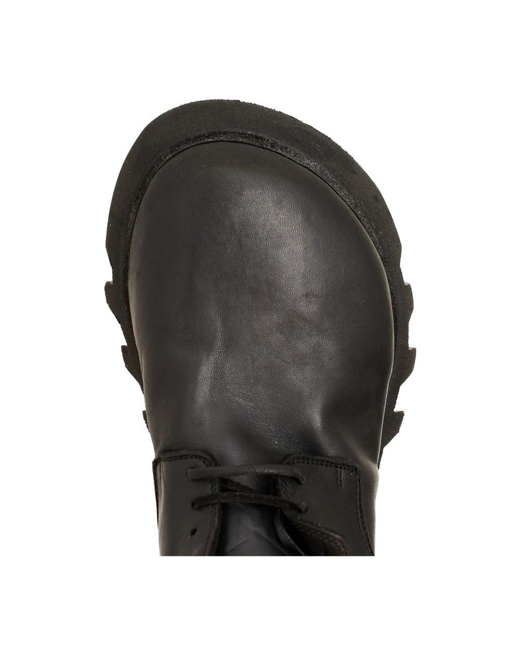 Guidi Black Zoomorphic Derby Shoe for men