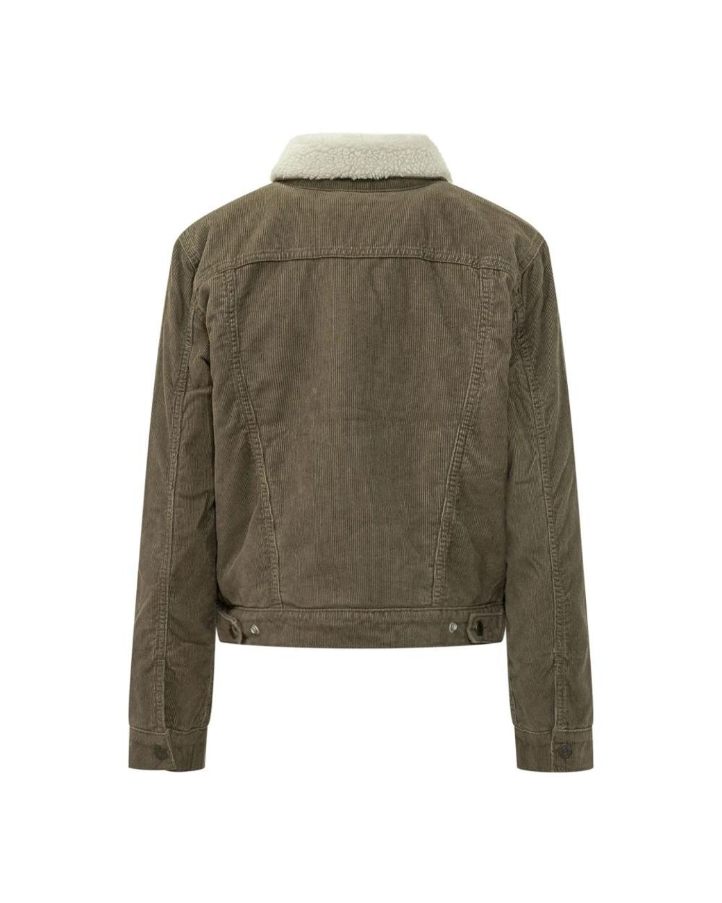 Levi's Green Faux Fur & Shearling Jackets