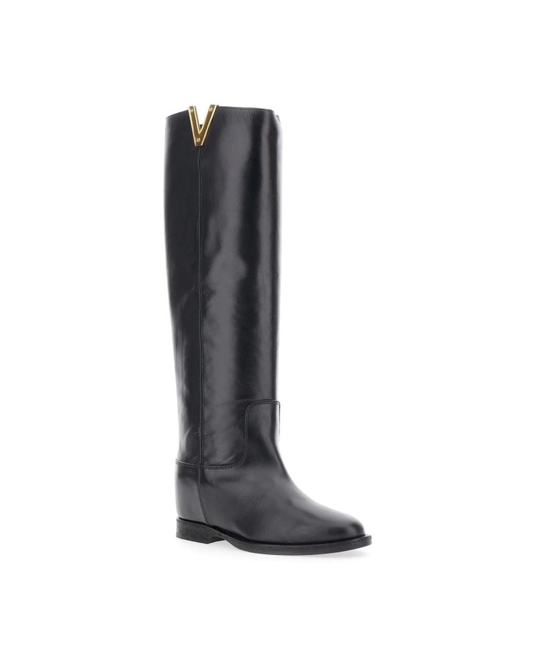 Via Roma 15 Black High Boots