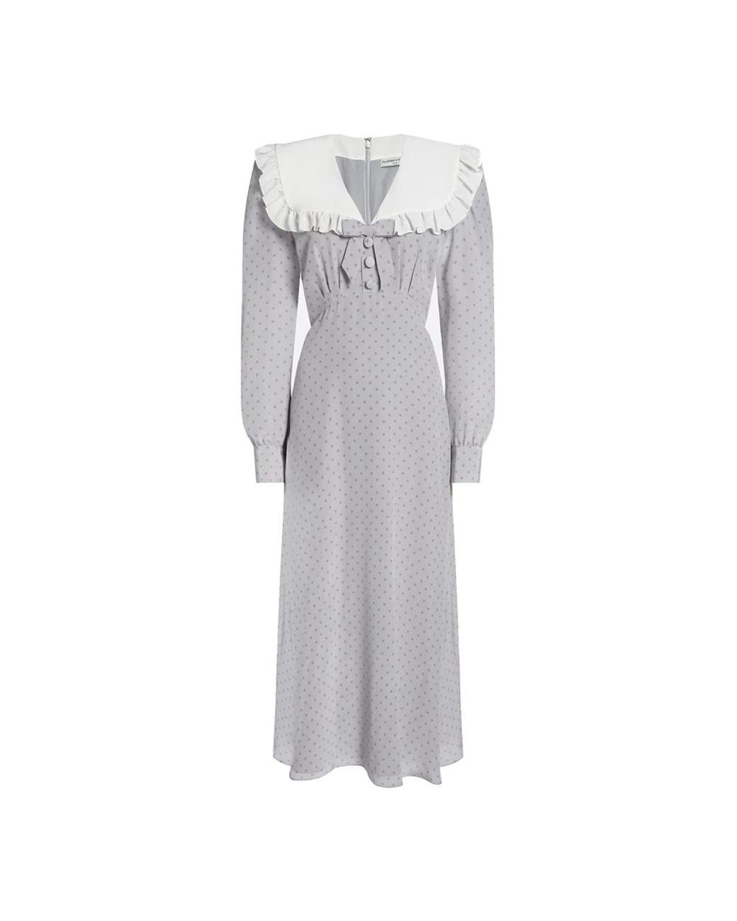 Alessandra Rich Gray Midi Dresses