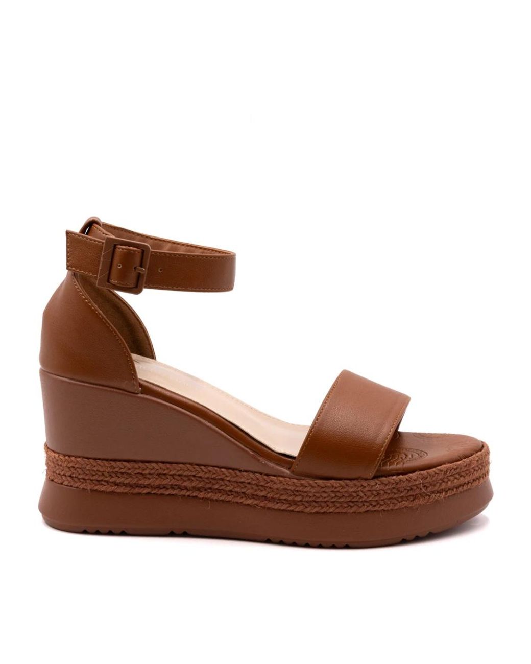 Alviero Martini 1A Classe Brown Wedges