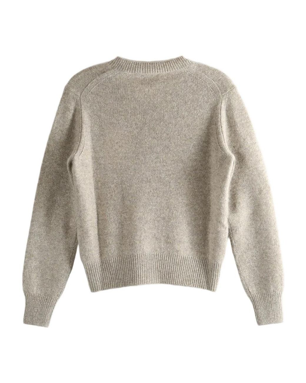 The Row Gray Cashmere Knitwear