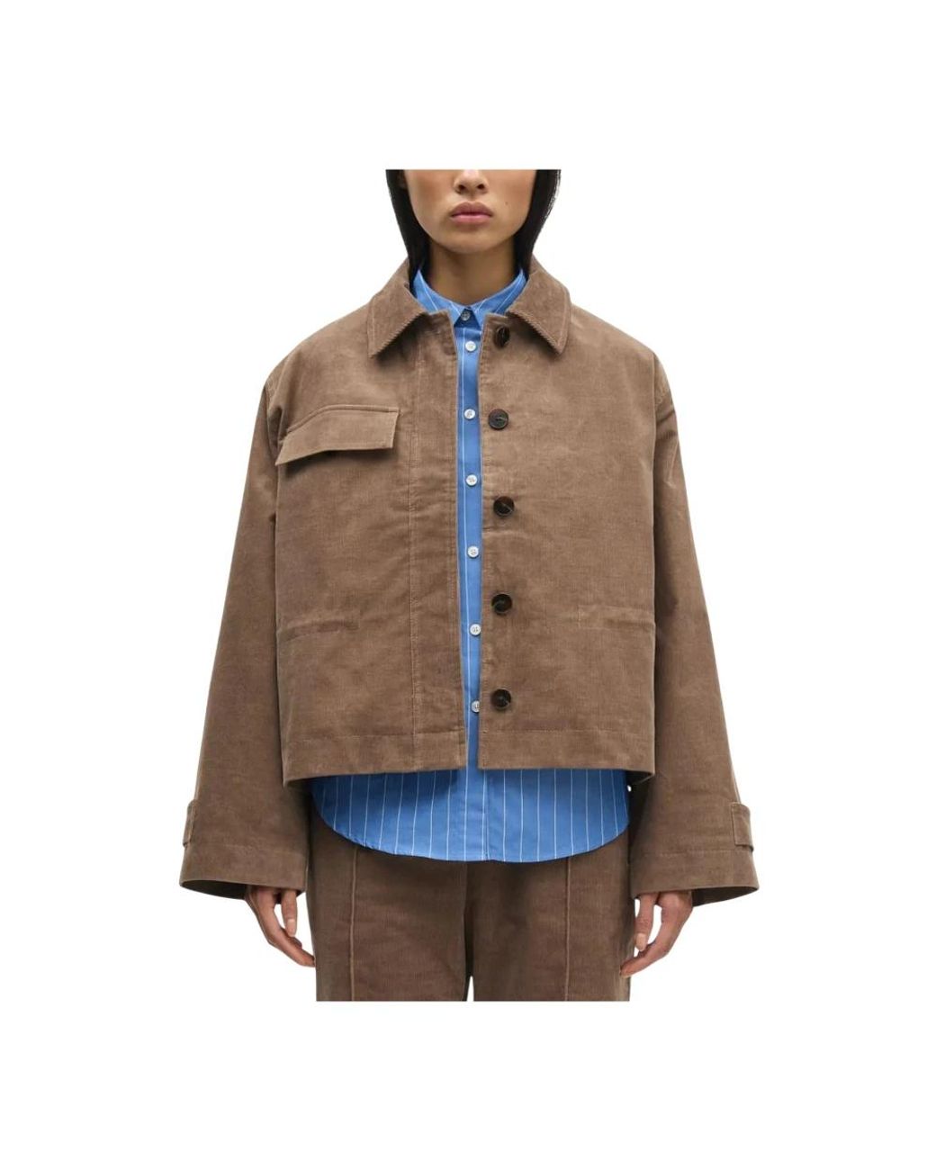 Light Jackets Samsøe & Samsøe en coloris Brown