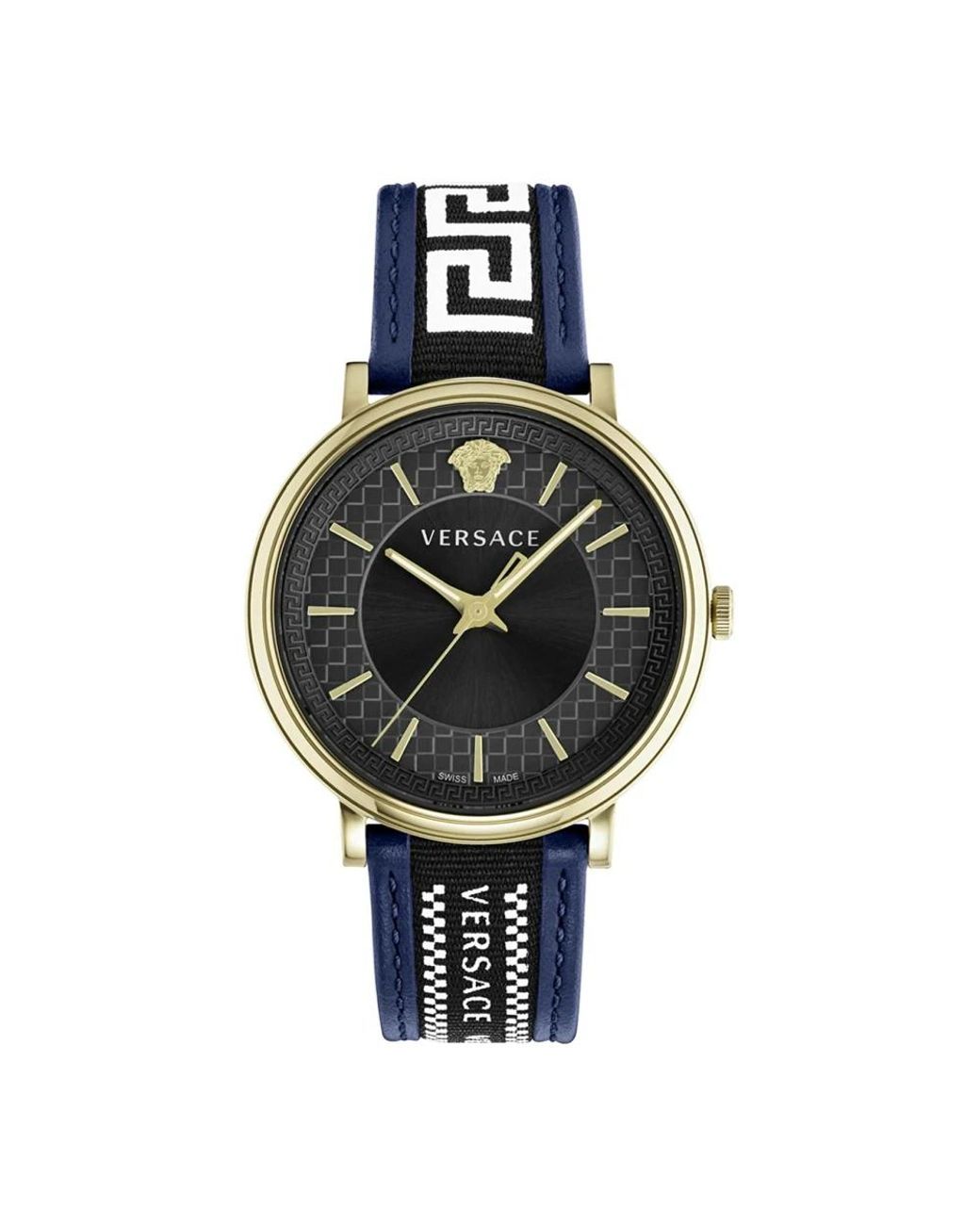Versace V-Circle 42 Mm Ve5A01521 in het Metallic voor heren