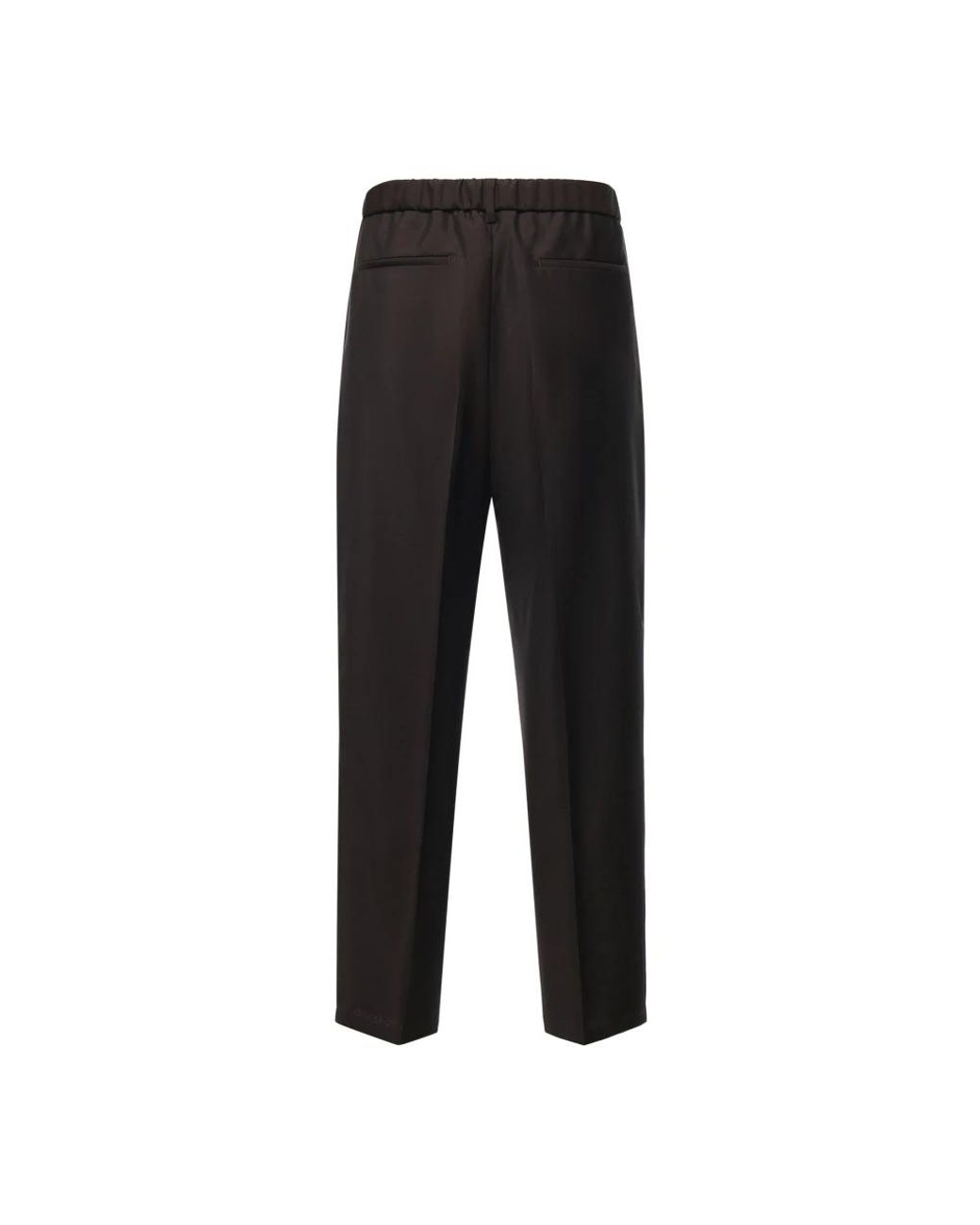 Jil Sander Black Straight Trousers for men