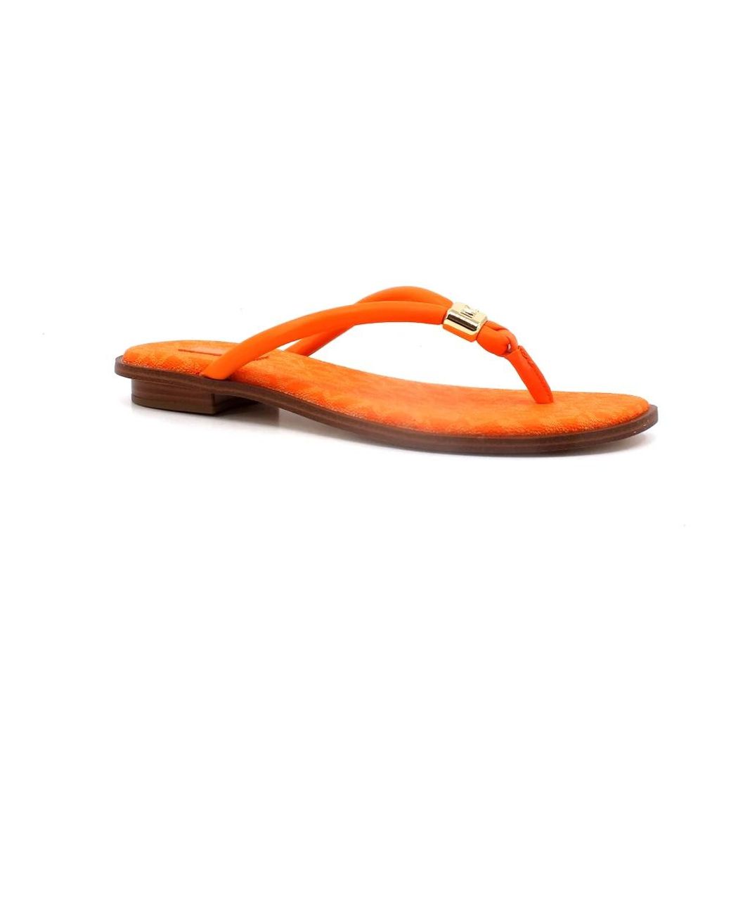 Michael Kors Schoenen ,Oranje ,Leer Flipflops in het Orange