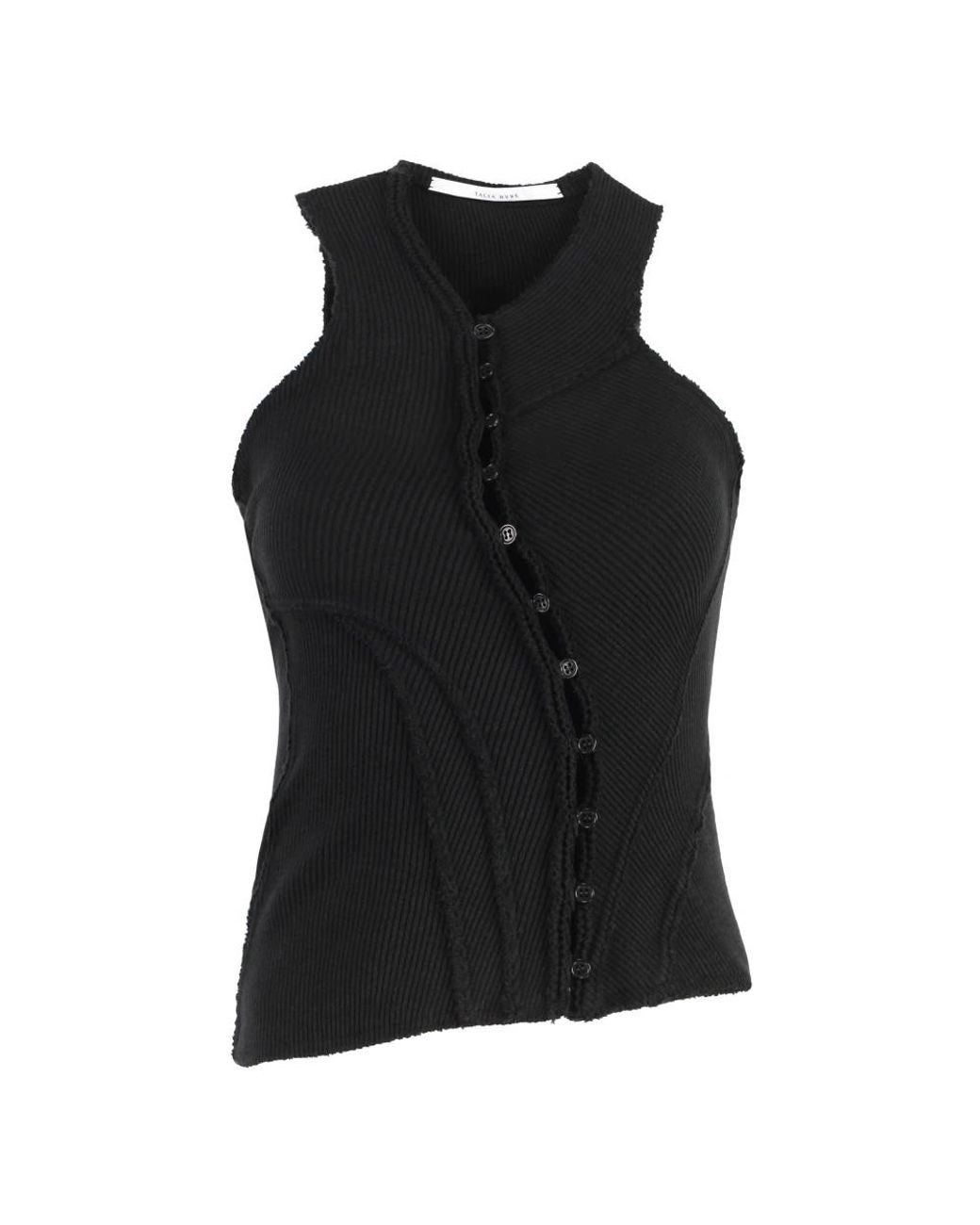 TALIA BYRE Black Sleeveless Tops