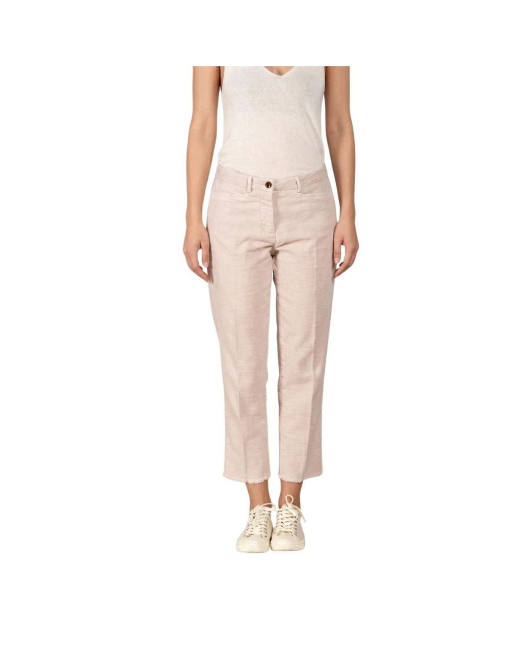 Mason's Pink Cropped Trousers