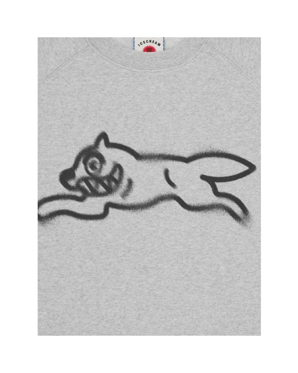 BBCICECREAM Gray Sweatshirts for men
