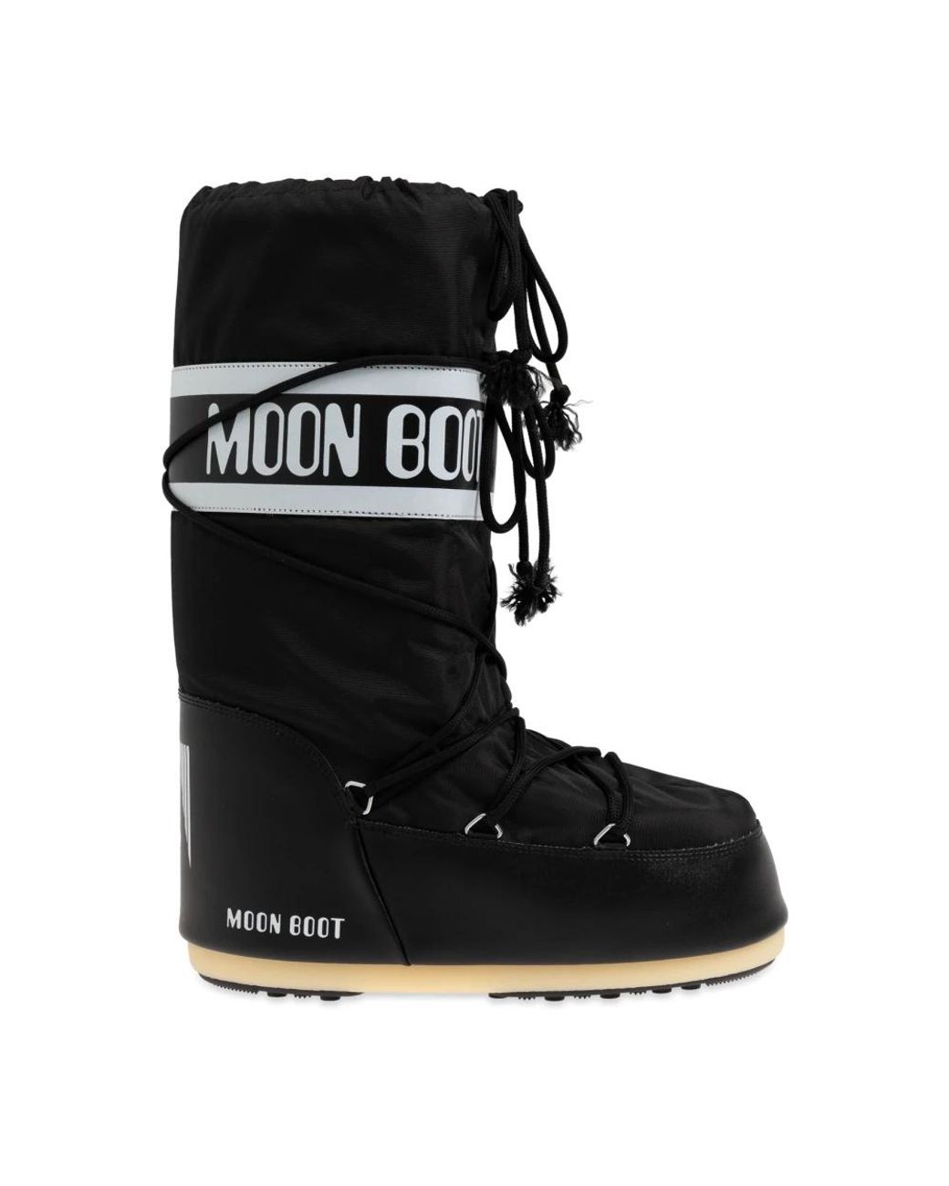 Moon Boot Schoenen ,Zwart ,Nylon Icon Nylon Sneeuwlaarzen in het Black voor heren