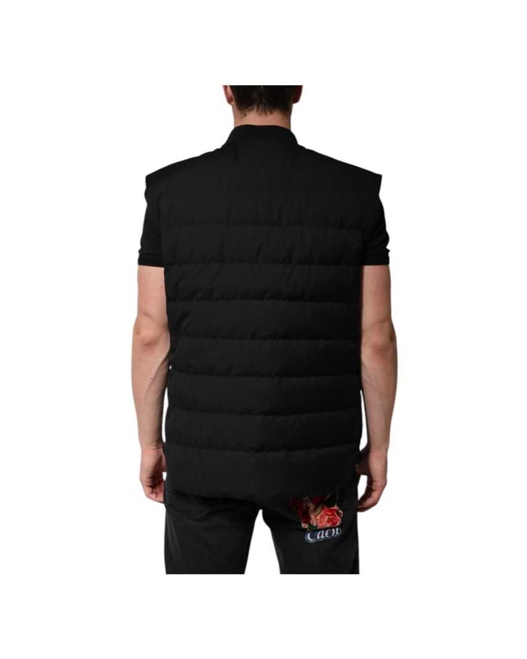 Dolce & Gabbana Black Waistcoats for men