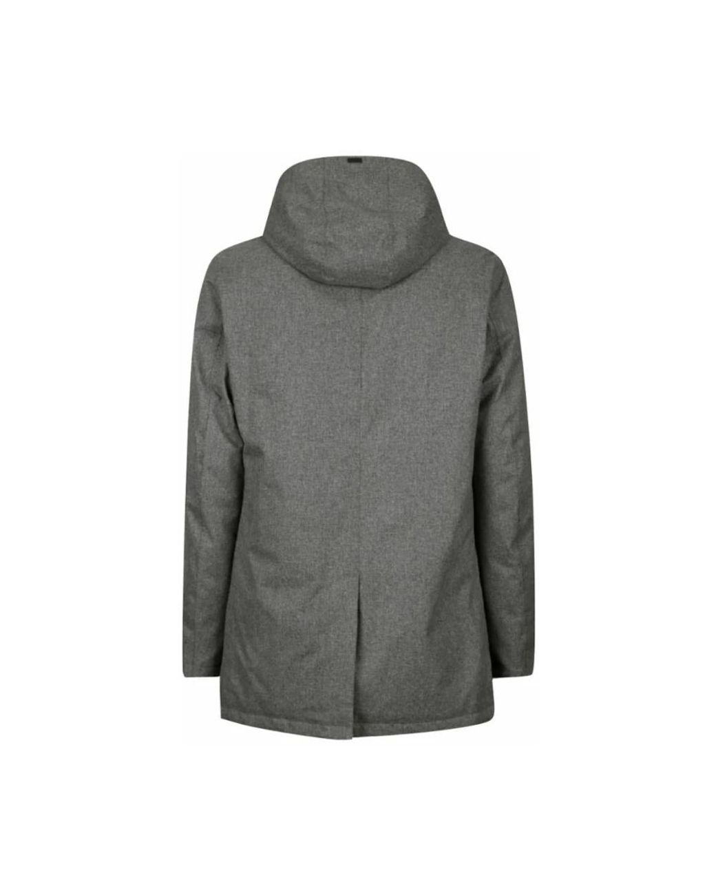 Herno Gray Parkas for men