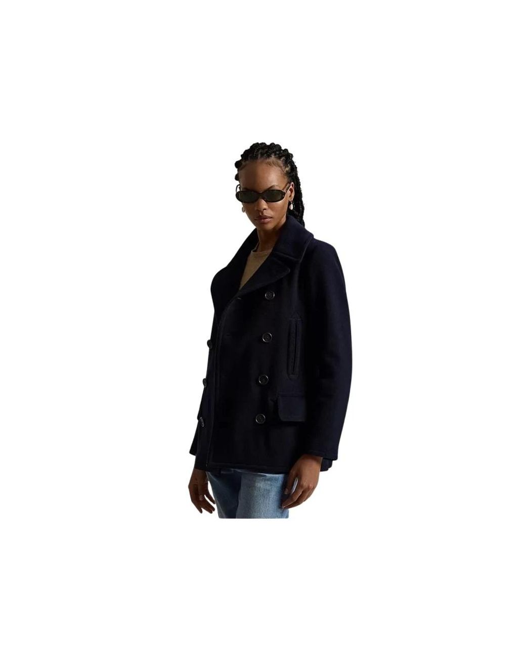 Polo Ralph Lauren Black Double-Breasted Coats