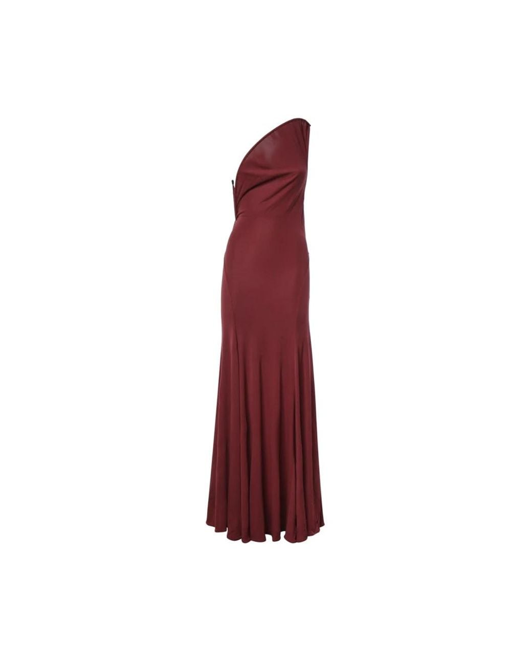 Christopher Esber Draped Cummerbund Jersey Jurk in het Purple