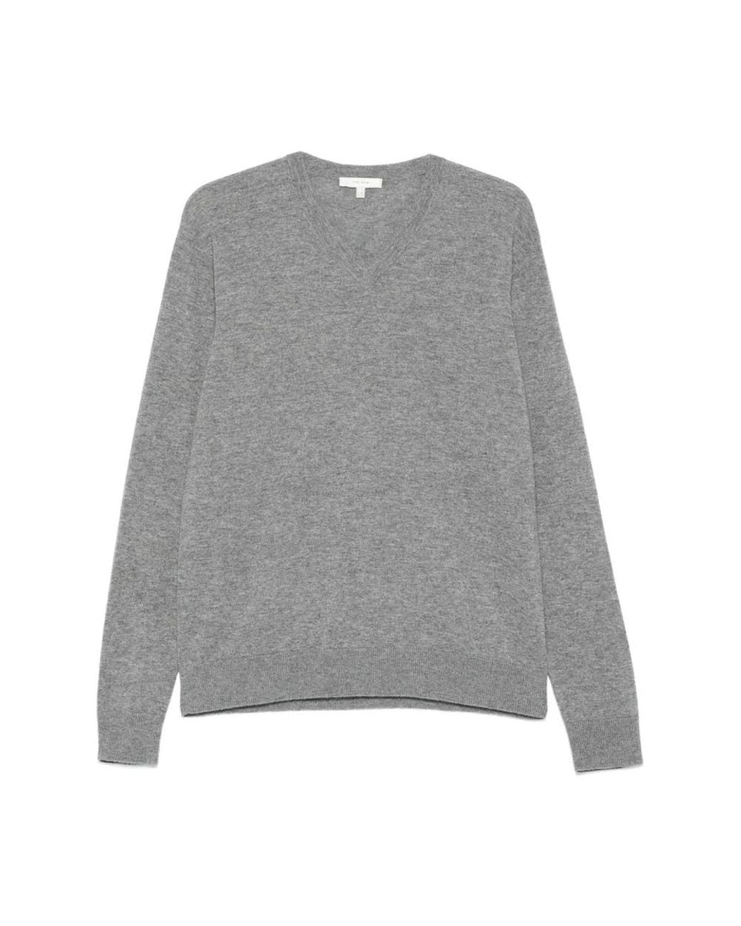 The Row Gray Cashmere Knitwear