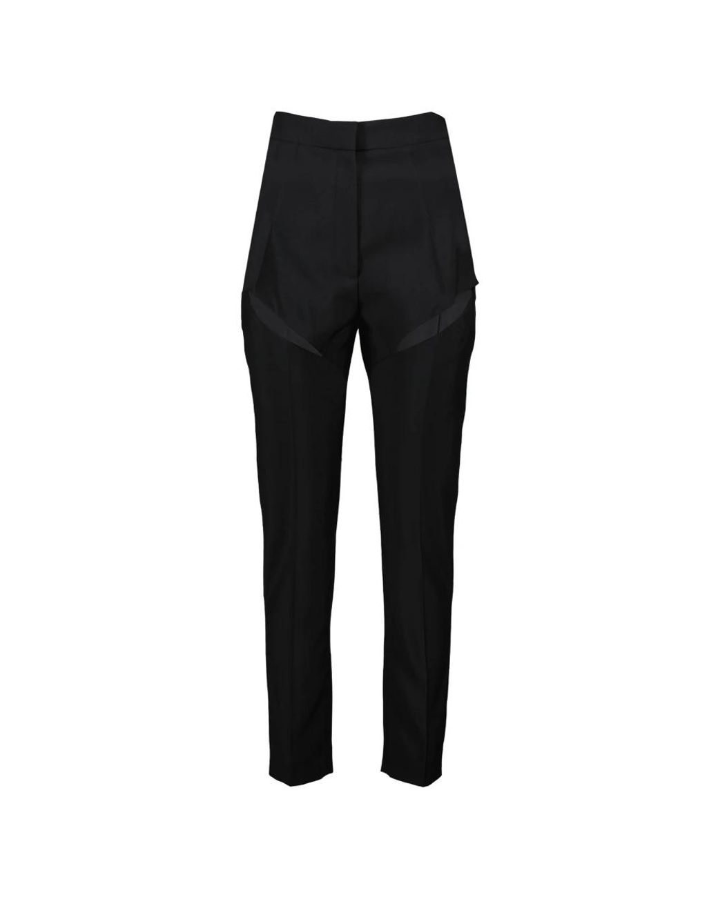 【送料&関税込】Alexander McQueen Slim Pant McQueen Slim-Fit Trousers in Black | Lyst