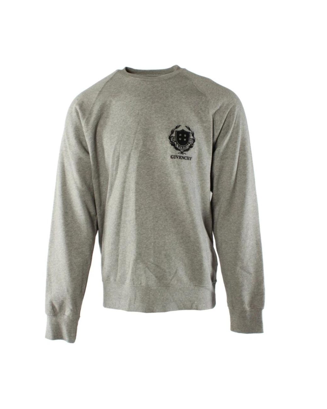 Givenchy Gray Slim-Fit Cotton Crewneck Sweatshirt for men