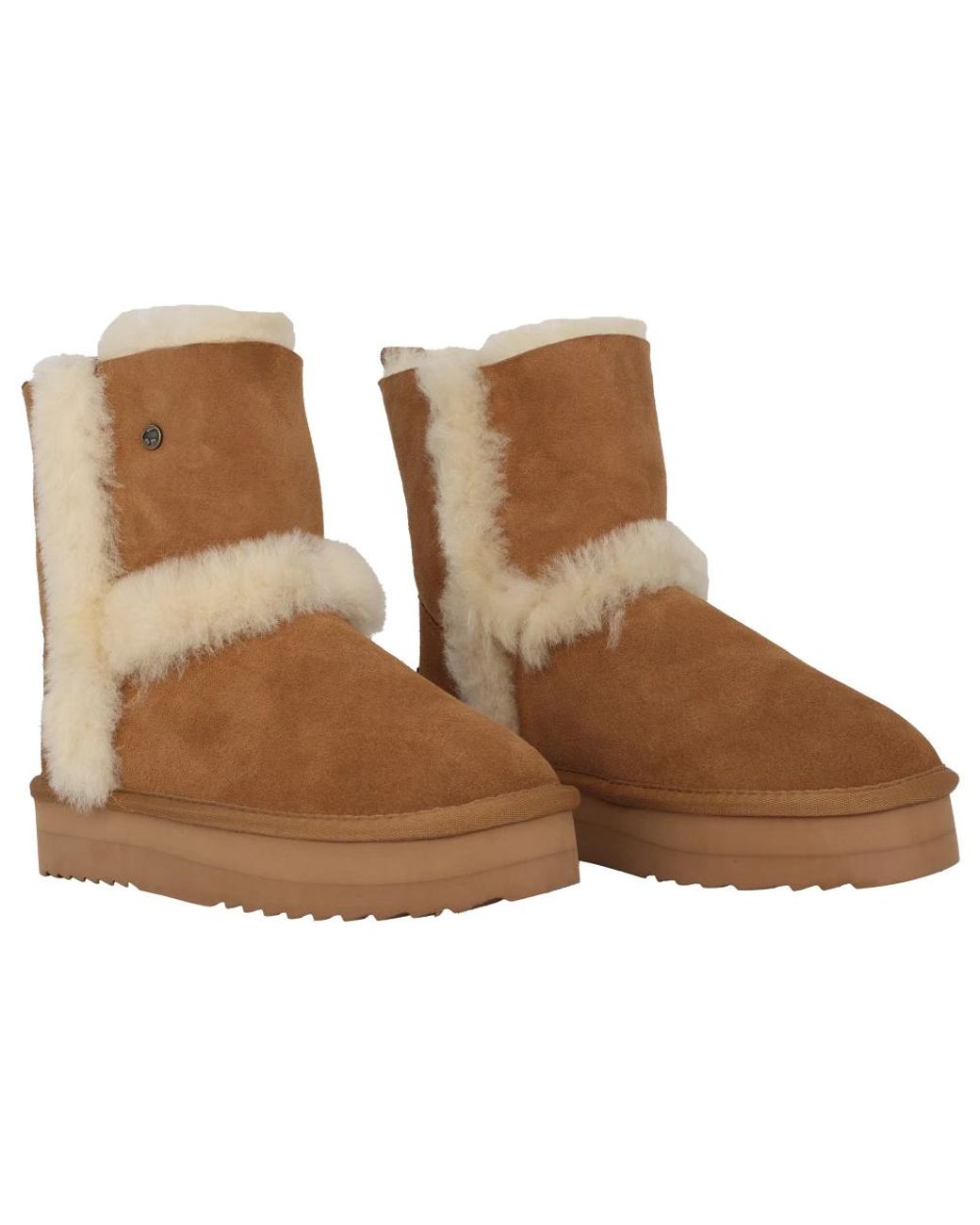 Winter Boots Warmbat de color Brown