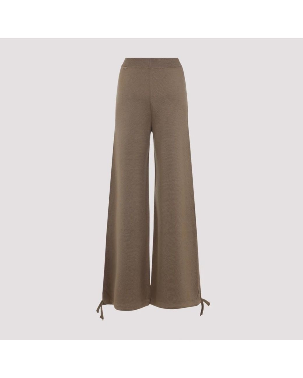 Max Mara Brown Wide Trousers