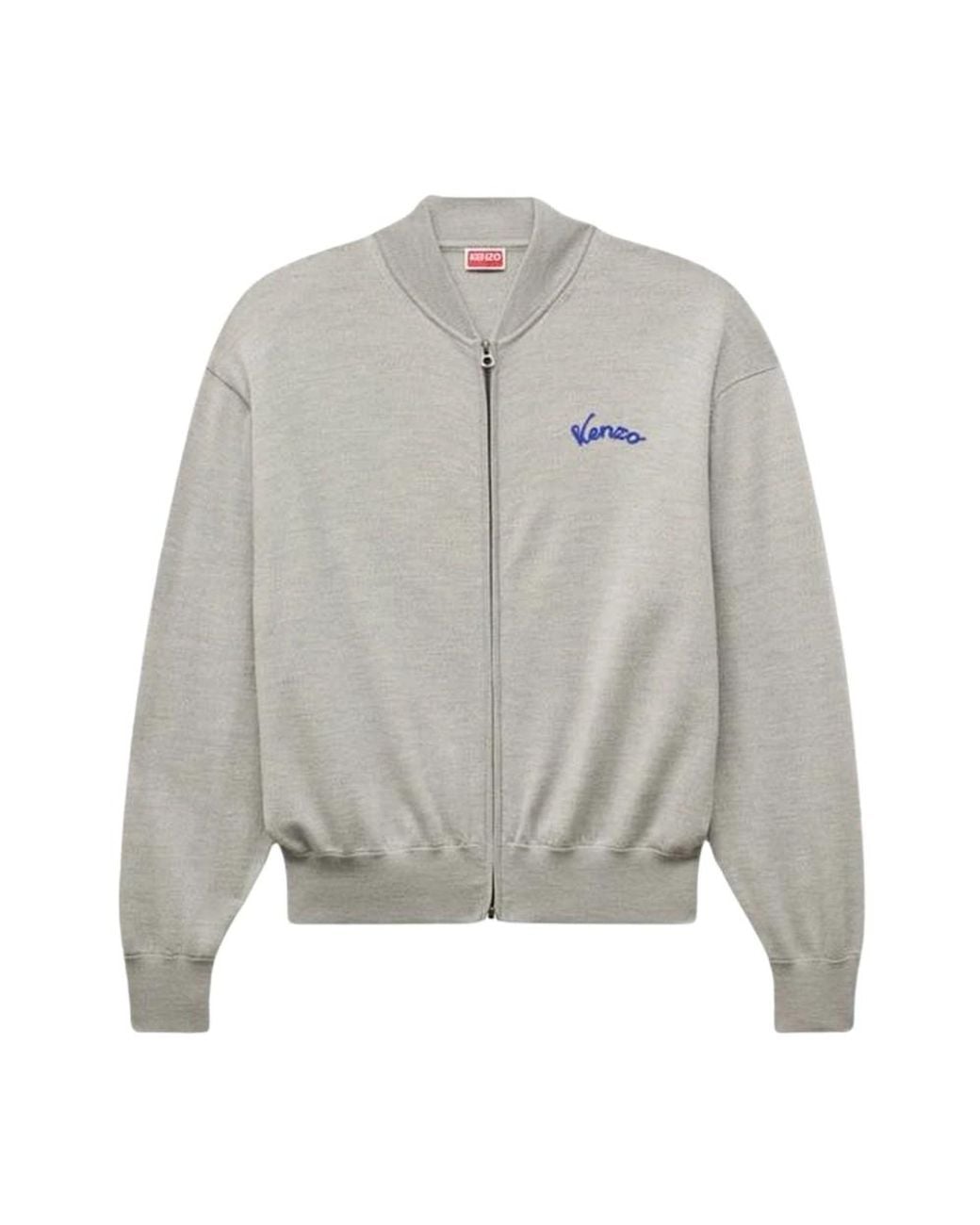 KENZO Gray Bomber Jackets for men