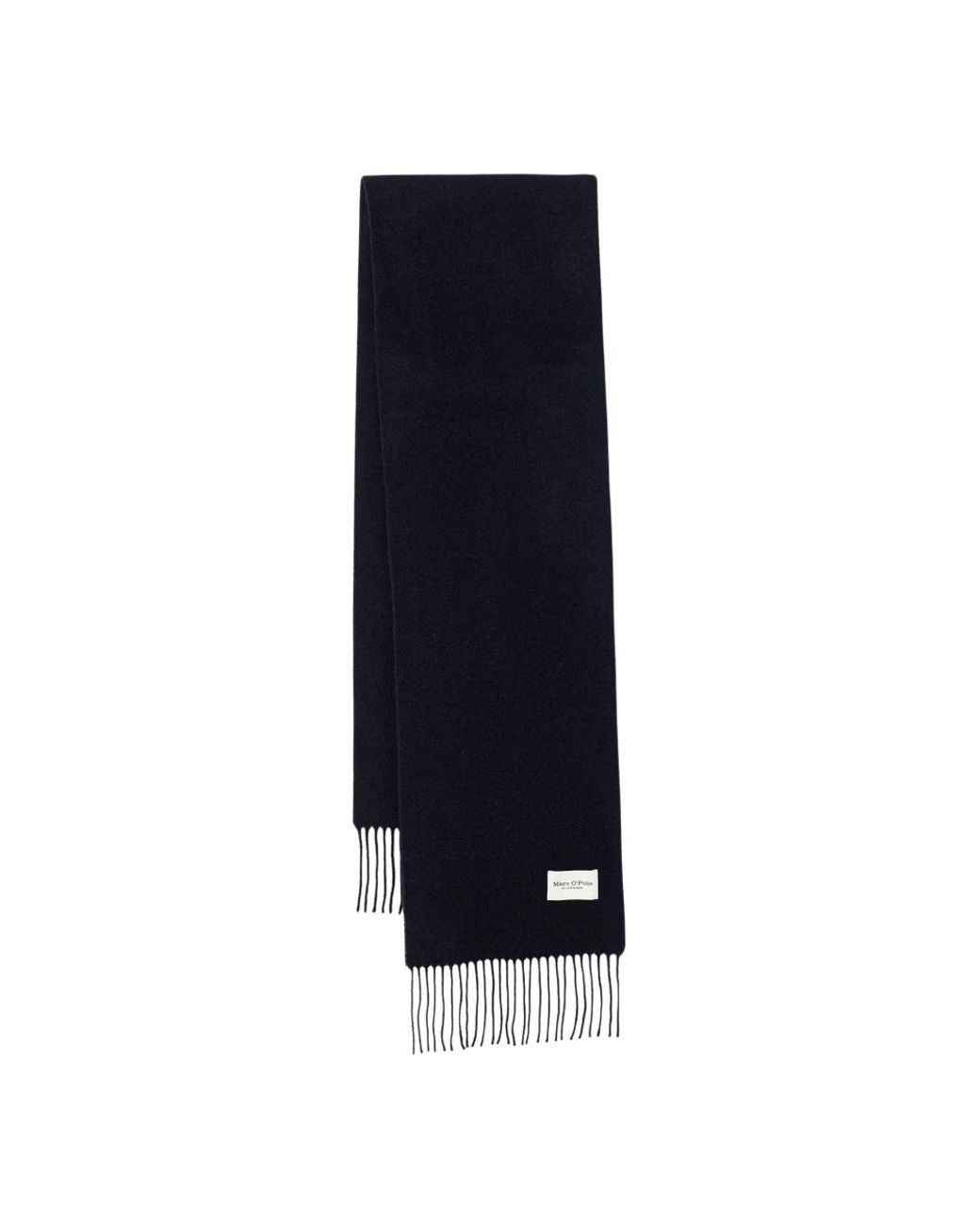 Marc O' Polo Wool Scarf in het Blue