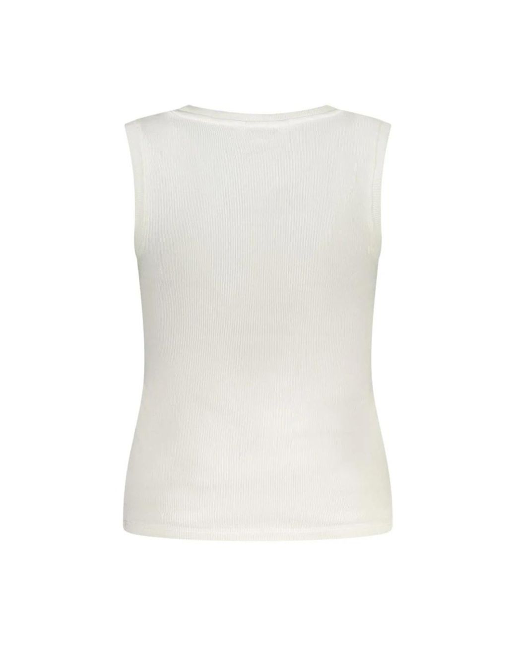 Tommy Hilfiger White Sleeveless Tops