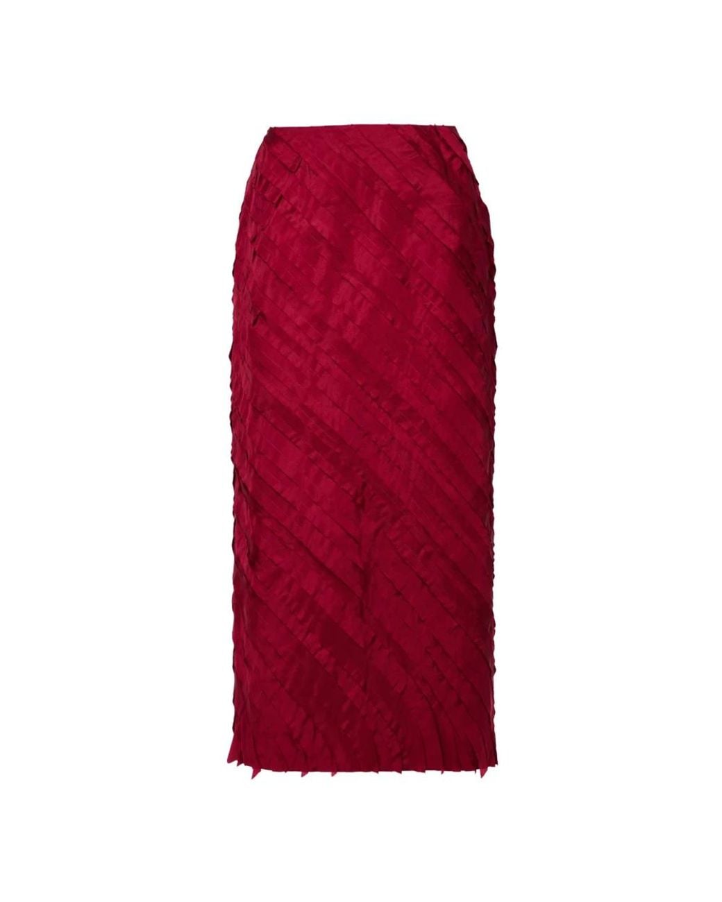 Liviana Conti Red Midi Skirts