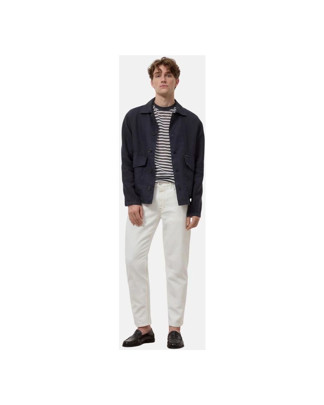 Closed White Slim Fit Jeans for men