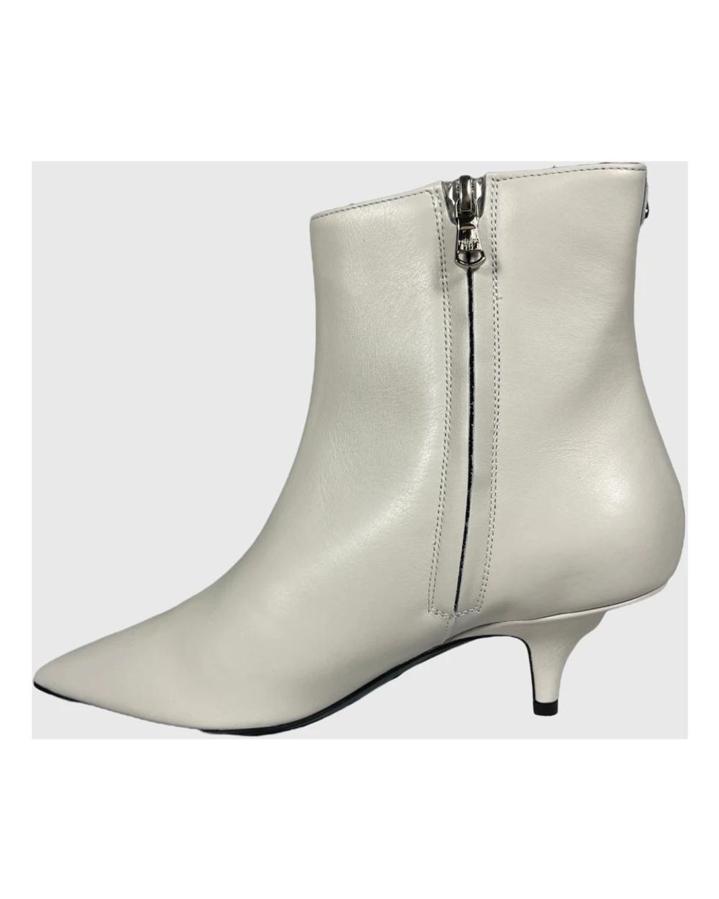 Patrizia Pepe Gray Heeled Boots