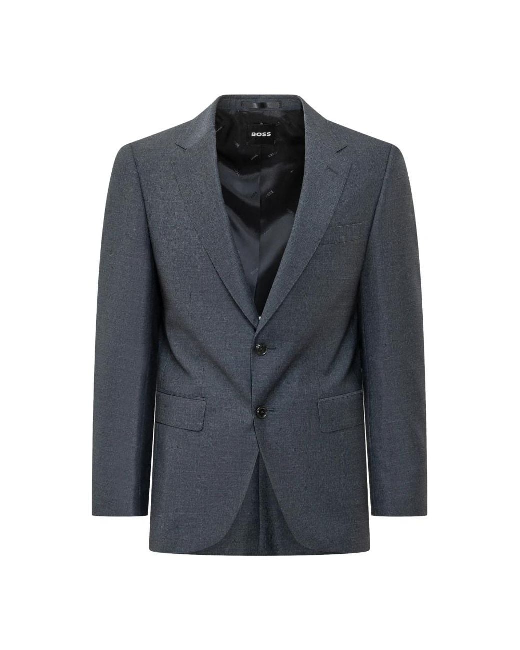 Single Breasted Suits Boss de hombre de color Blue