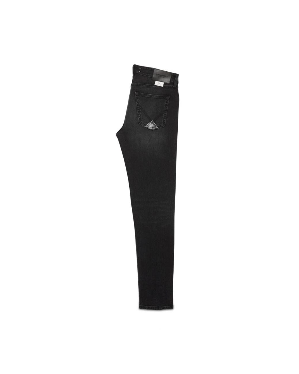 Roy Rogers Black Slim Fit Jeans for men