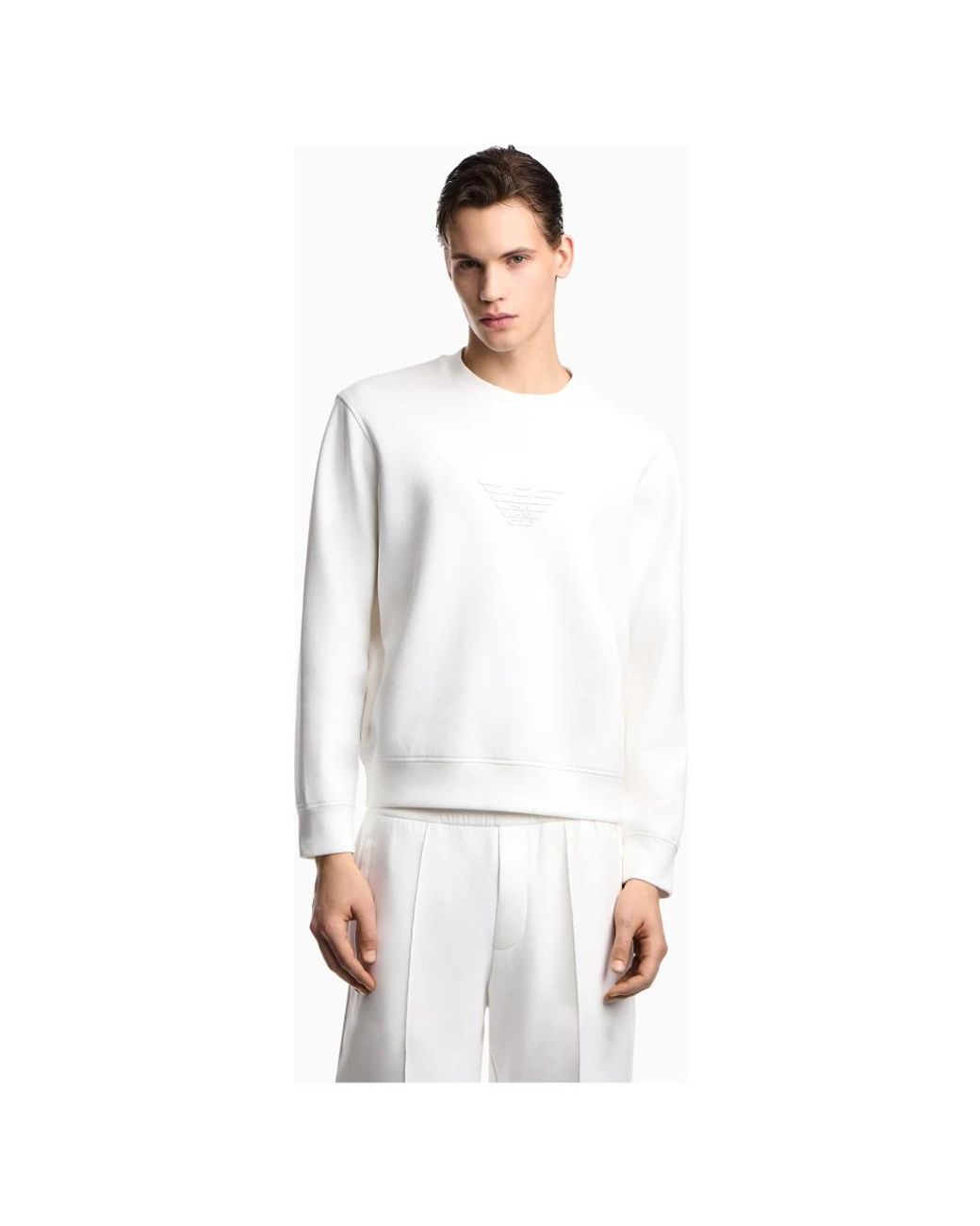 Emporio Armani White Sweatshirts for men