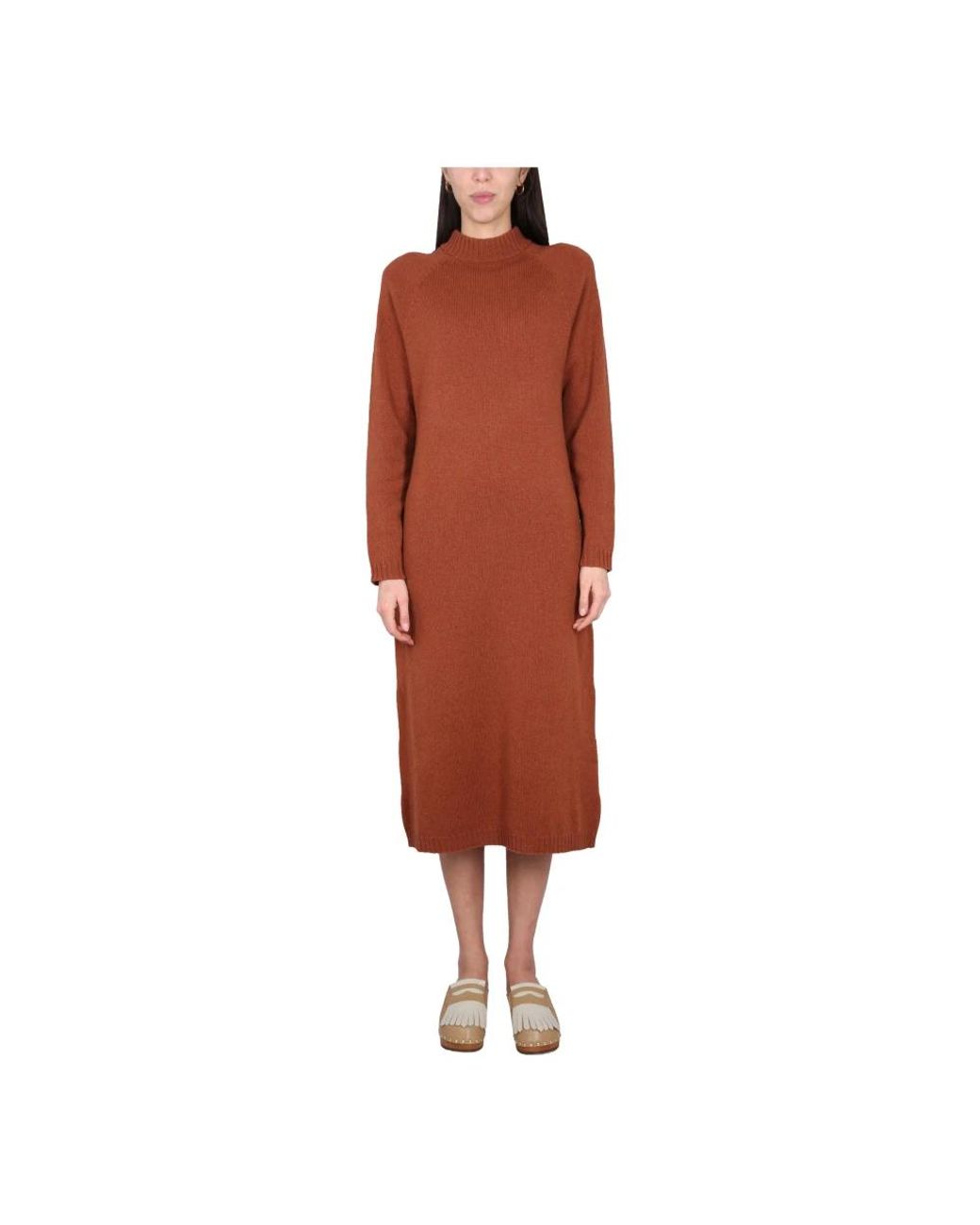 Alysi Red Knitted Dresses