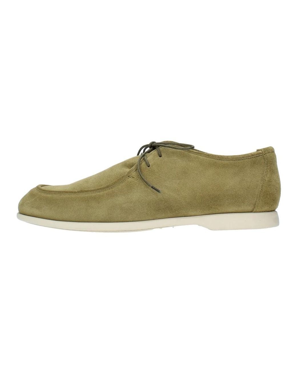 Pantanetti Green Laced Shoes for men