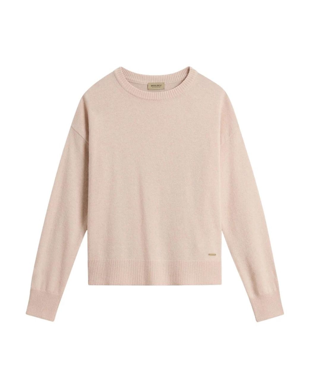 Woolrich Natural Rundhals-Strickware