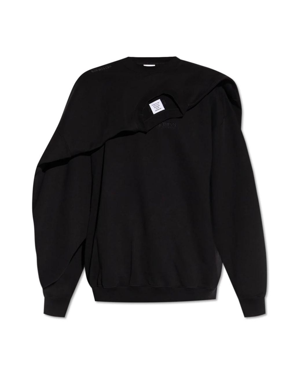Vetements Black Sweatshirts