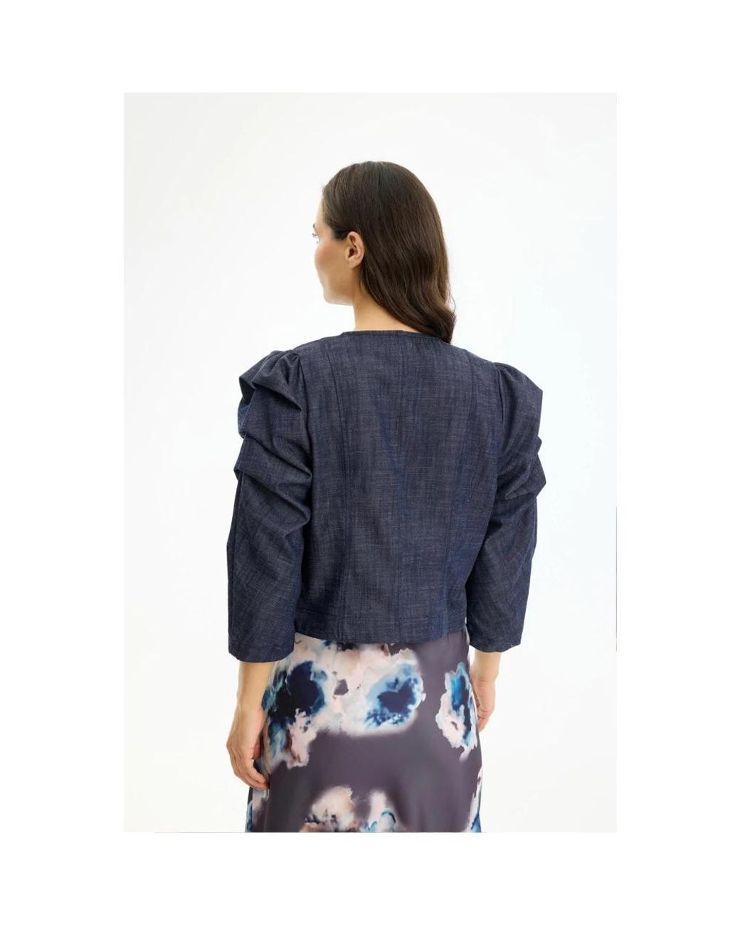 Light Jackets iN FRONT de color Blue