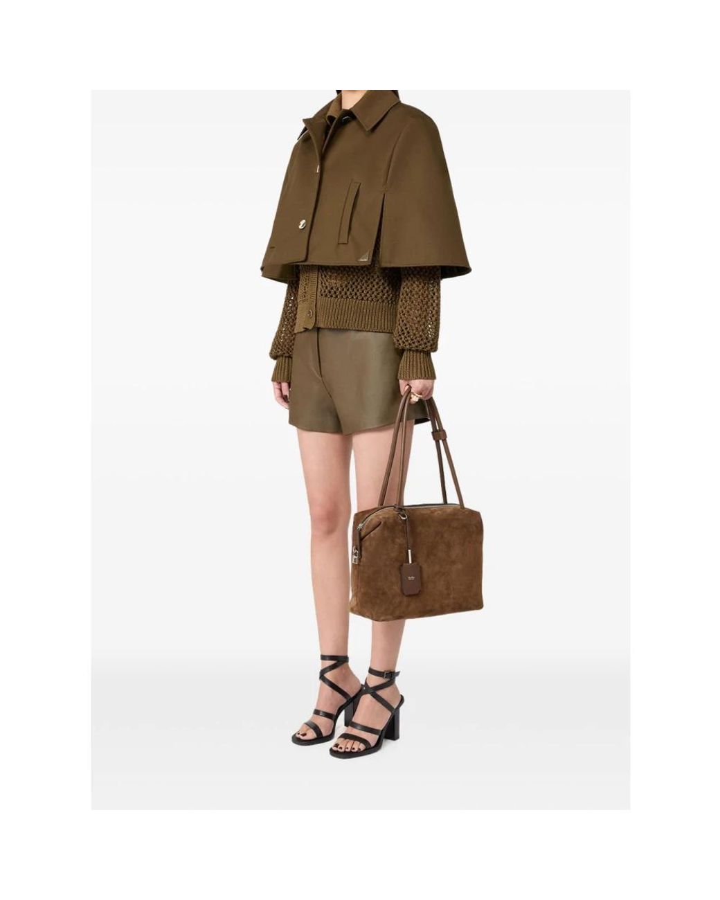 Max Mara Brown Holdall Glide