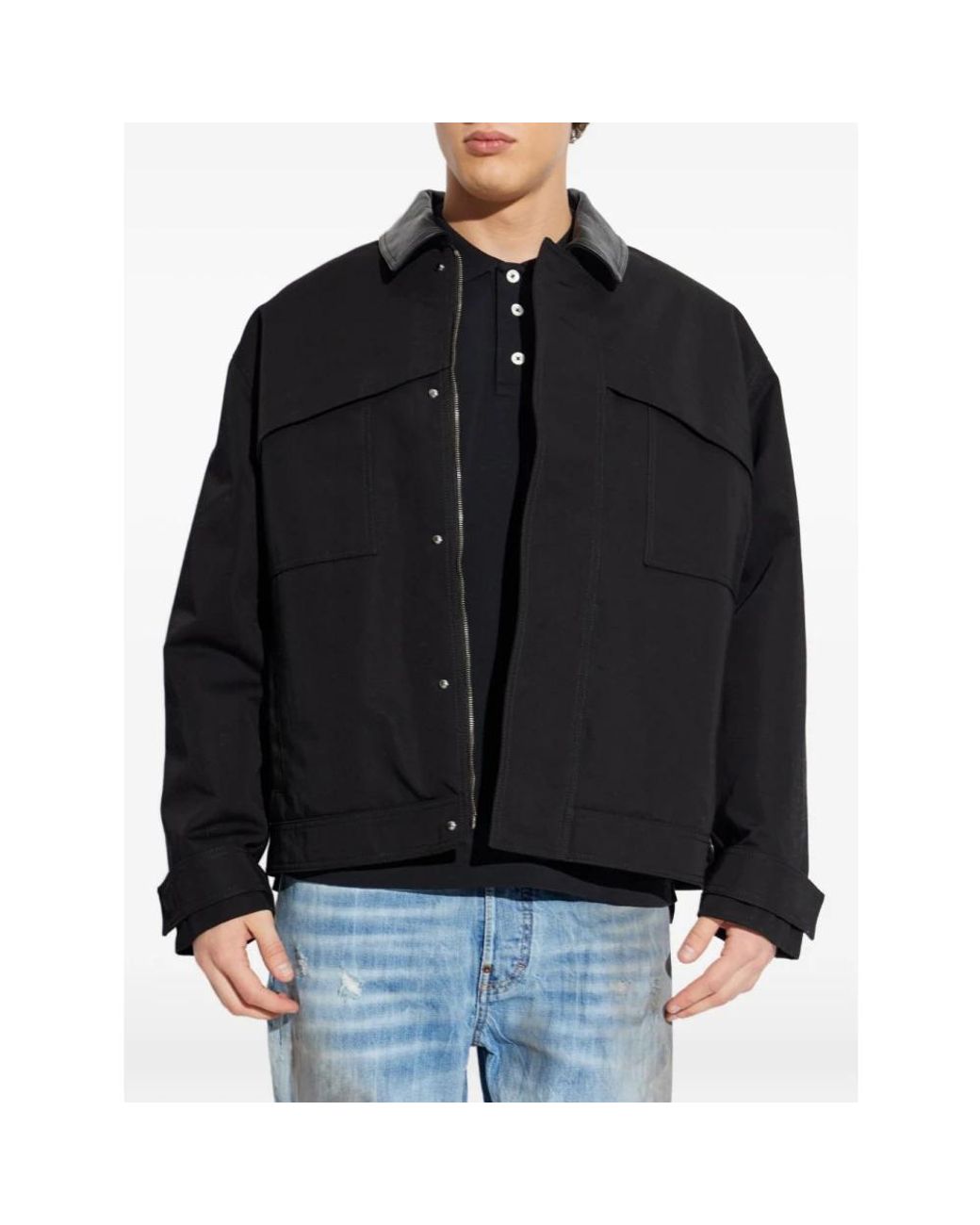Golden Goose Deluxe Brand Black Light Jackets for men