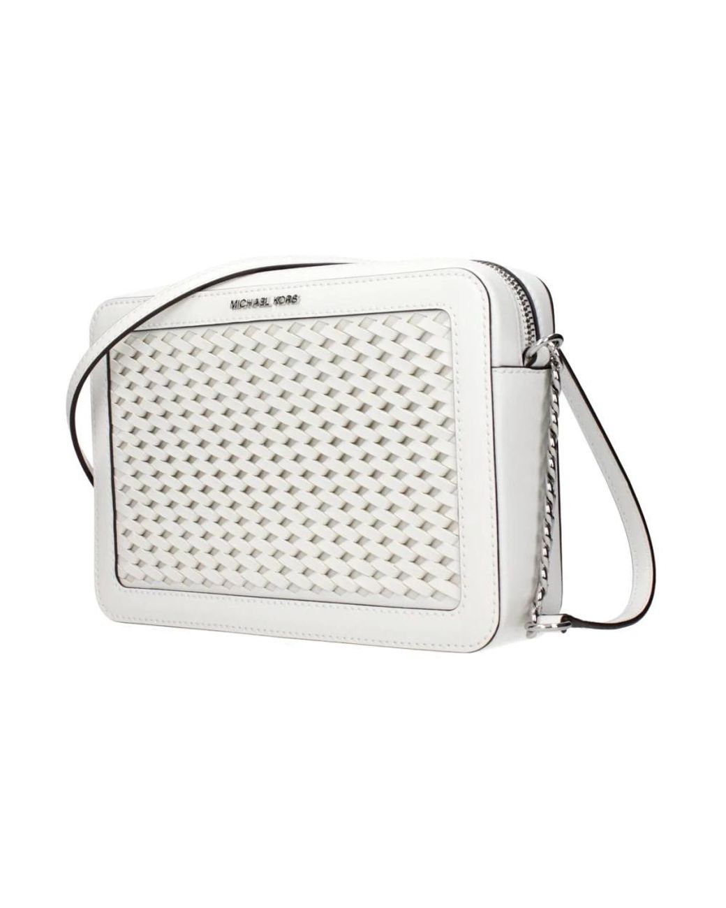 Michael Kors White Cross Body Bags