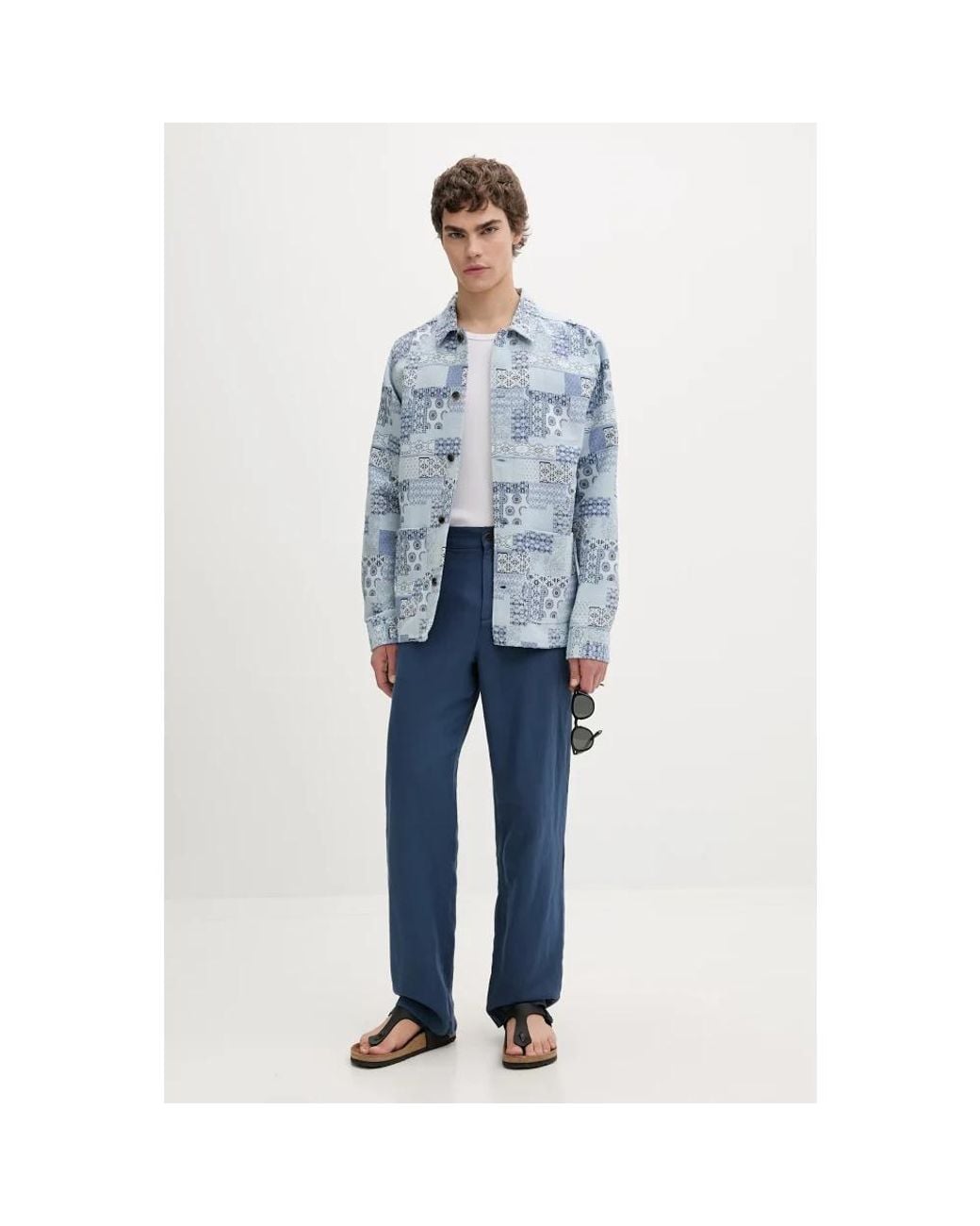 Light Jackets Les Deux de hombre de color Blue