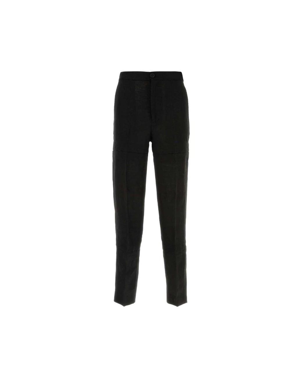 Setchu Black Slim-Fit Trousers for men