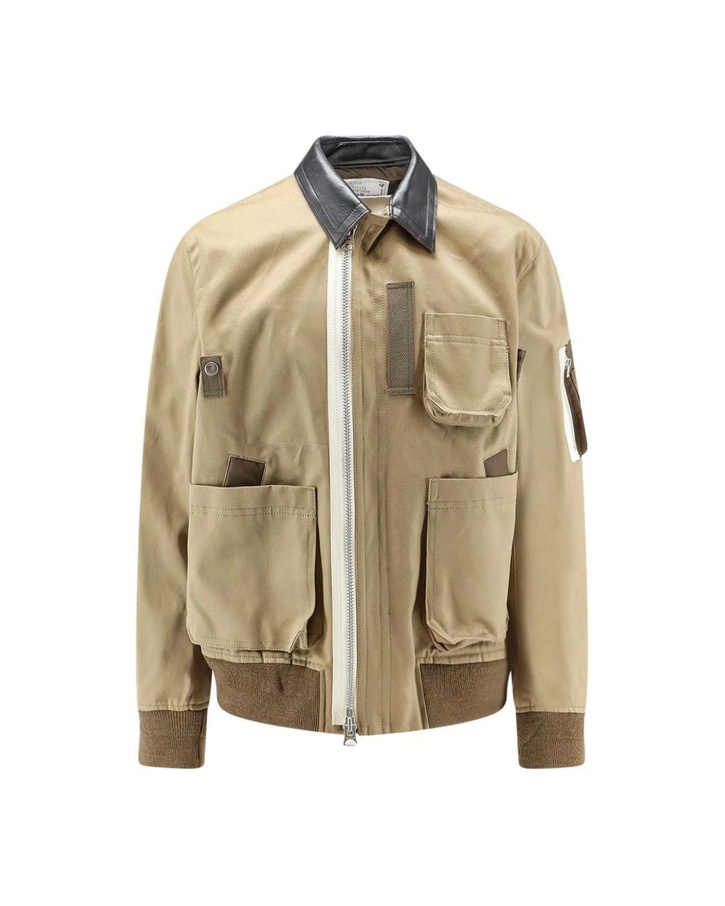 Sacai Natural Bomber Jackets for men