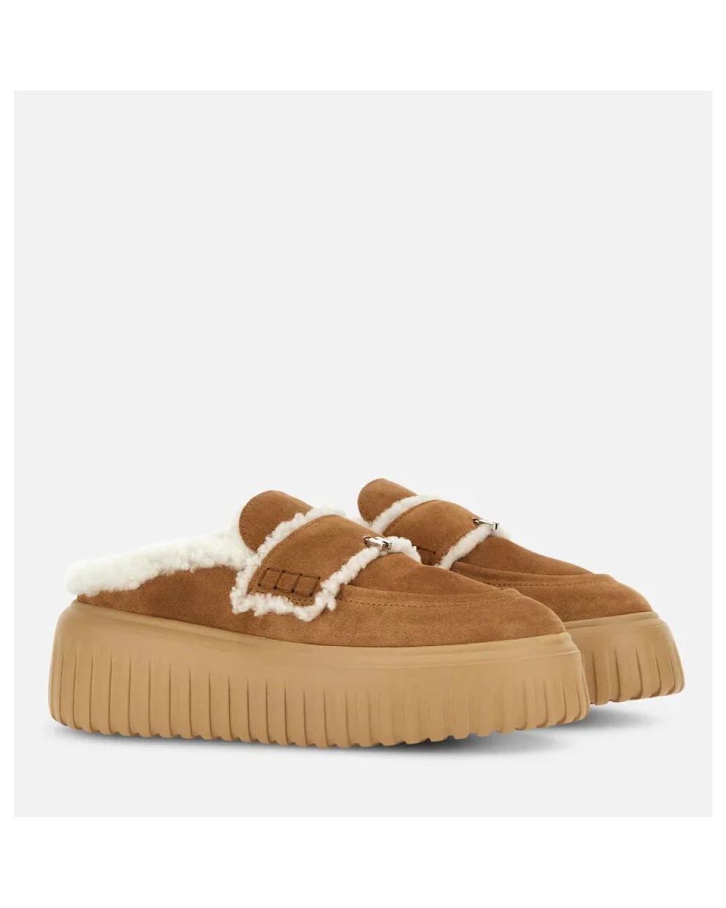 Hogan Brown Mules