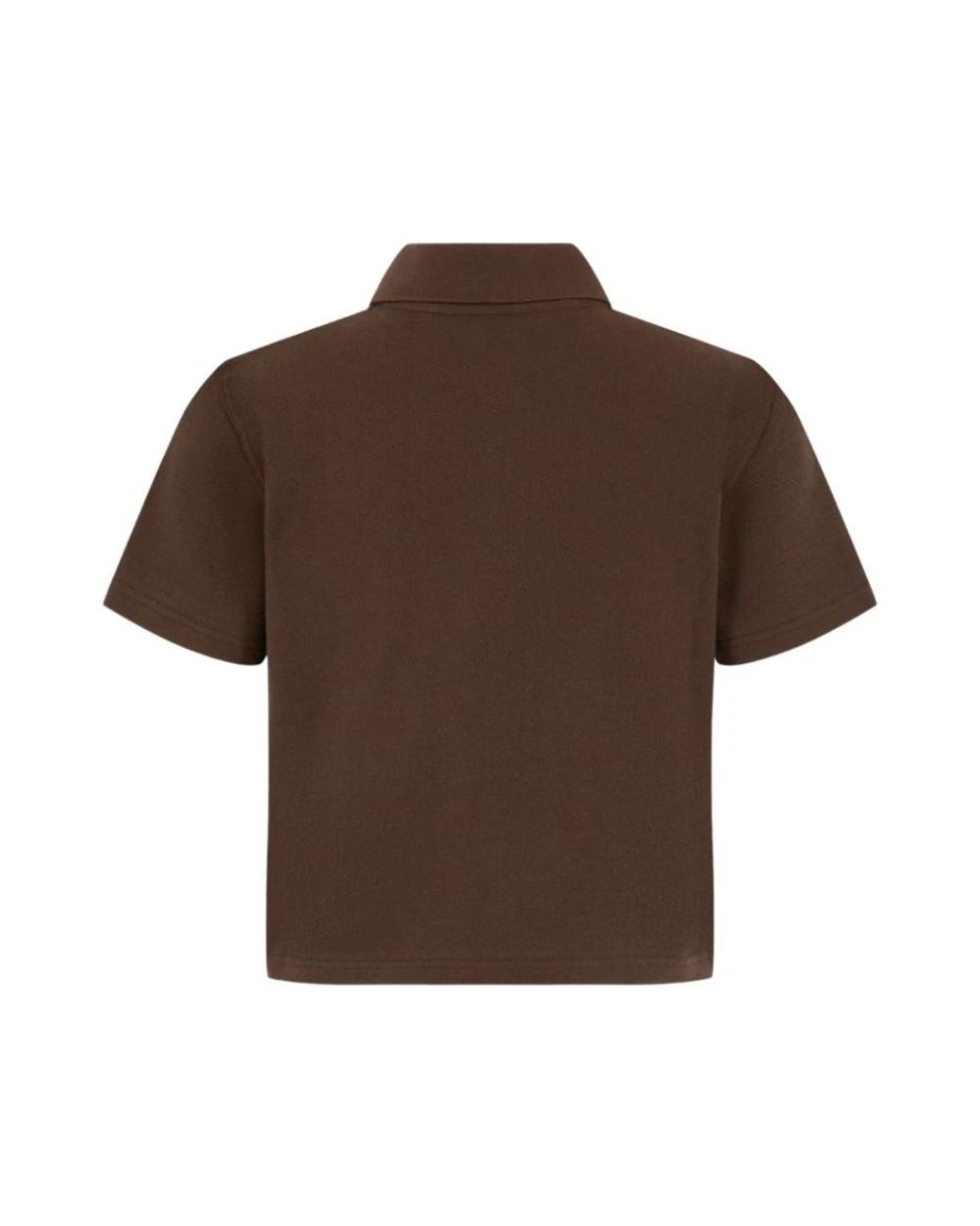 Saint Laurent Brown Polo Shirts