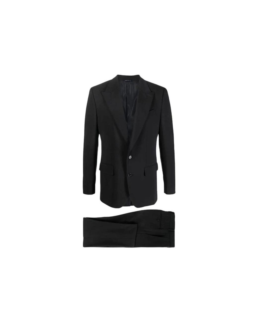 Dolce & Gabbana Black Single Breasted Suits for men