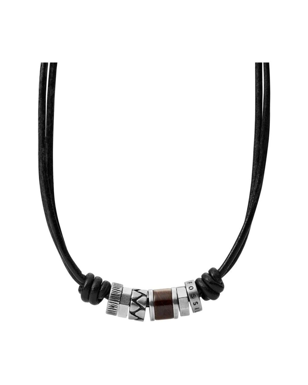 Necklaces Fossil pour homme en coloris Metallic