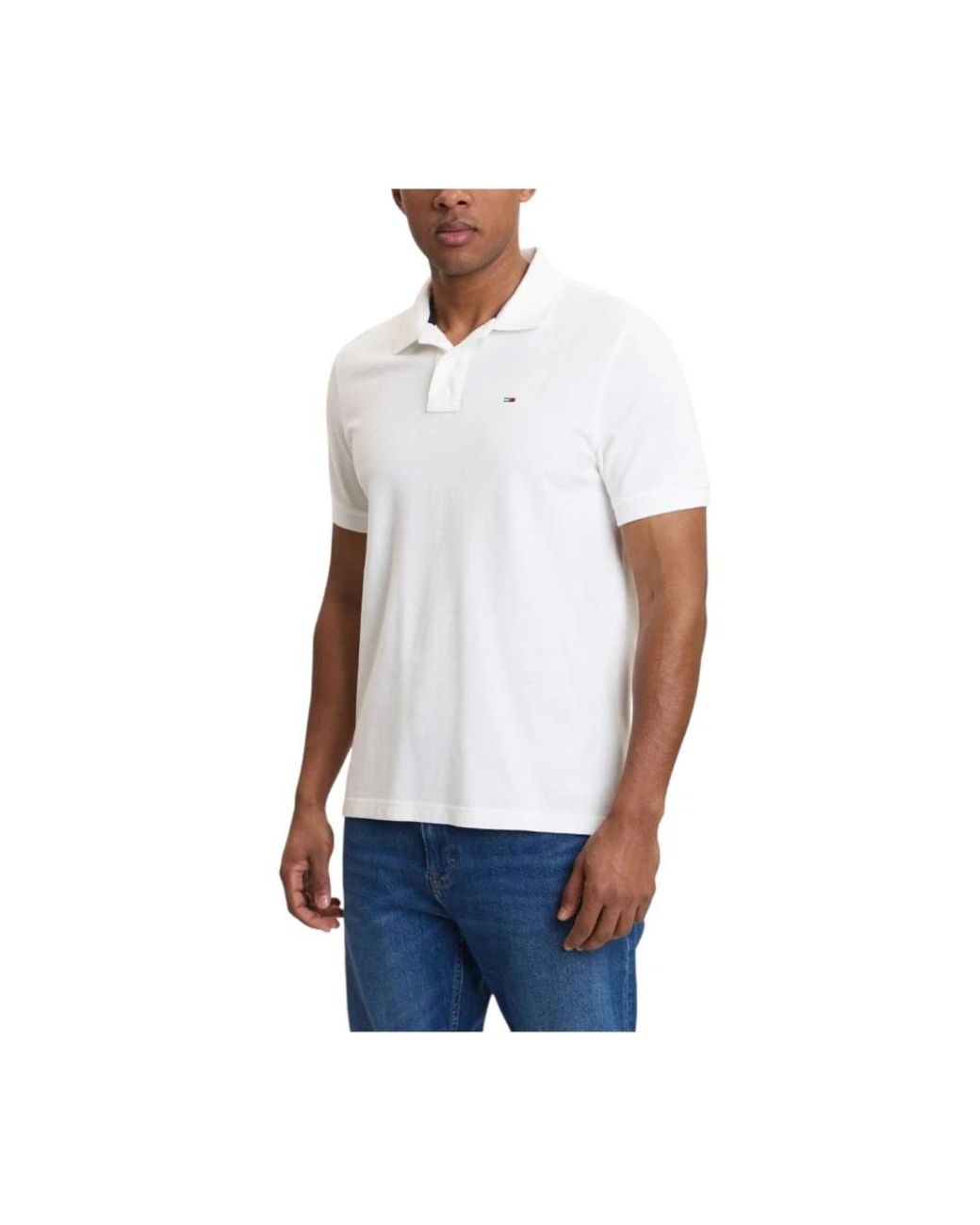 Tommy Hilfiger White Polo Shirts for men